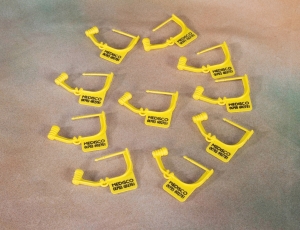 YELLOW TAMPER EVIDENT SEALS